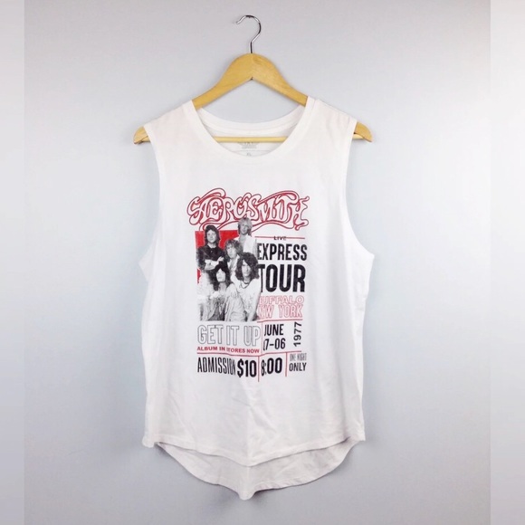 Aerosmith Tops - Aerosmith Tank XL Rock Band Tees Retro 80’s 90’s